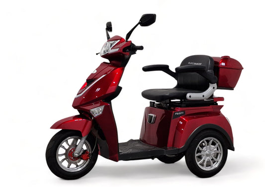BULLBIKE Premium Malaga Elektro Scooter 250 Watt (Max Peak 0,6 kW) 60V 20Ah 25Km/h/ Seniorenmobil / Dreirad