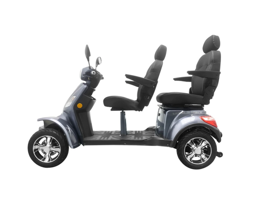 BULLBIKE Manama 2 Personen Elektro Scooter 250 Watt (Max Peak 0,6 kW) 60V 20Ah/ Seniorenmobil / Vierrad 25 km/h