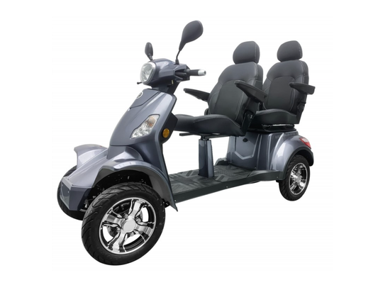 BULLBIKE Manama 2 Personen Elektro Scooter 250 Watt (Max Peak 0,6 kW) 60V 20Ah/ Seniorenmobil / Vierrad 25 km/h