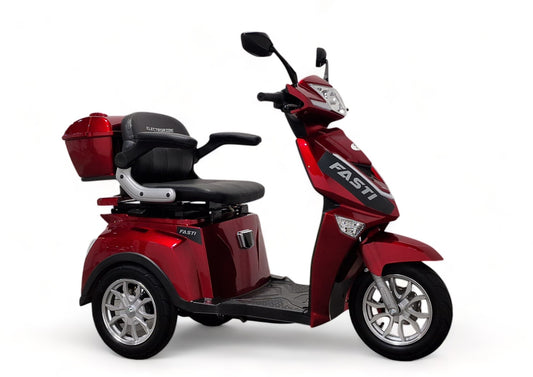 BULLBIKE Premium Malaga Elektro Scooter 250 Watt (Max Peak 0,6 kW) 60V 20Ah 25Km/h/ Seniorenmobil / Dreirad