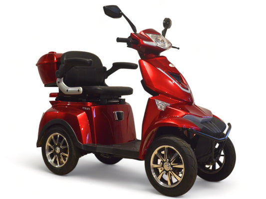 BULLBIKE Premium Valletta Elektro Scooter 250 Watt (Max Peak 0,6 kW) 60V 20Ah 25Km/h/ Seniorenmobil / Vierrad