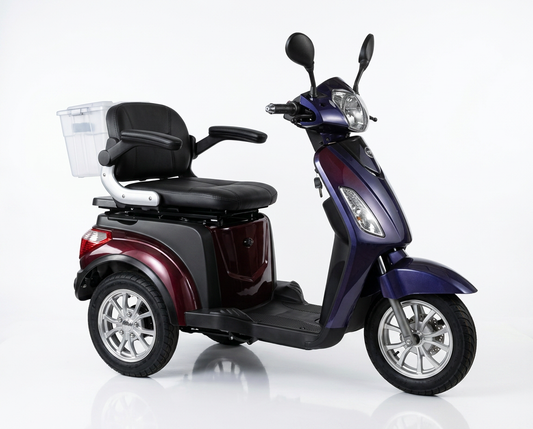 BULLBIKE Vicenza Elektro Scooter 600W 60V 18/30Ah LiFePO4 25Km/h/ Seniorenmobil / Dreirad