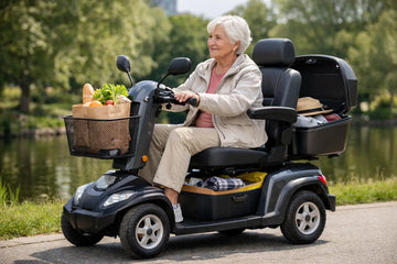 Elektrisches Seniorenmobil mit Stauraum wählen
