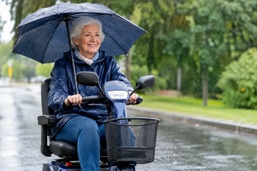 Seniorenmobil sicher im Regen fahren mit 10 Tipps
