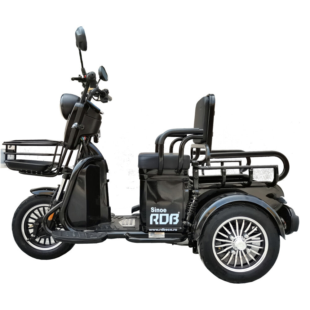 BULLBIKE Bandung Elektro Scooter 250 Watt (Max Peak 0,6 kW) 60V 20Ah 25Km/h/ Seniorenmobil / Dreirad