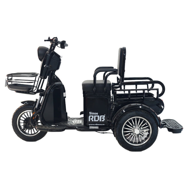 BULLBIKE Bandung Elektro Scooter 250 Watt (Max Peak 0,6 kW) 60V 20Ah 25Km/h/ Seniorenmobil / Dreirad