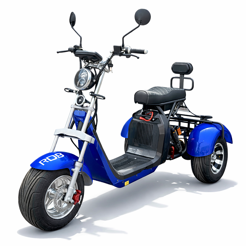 BULLBIKE Beirut Elektro-Chopper 250 Watt (Max Peak 0,6 kW) 60V 20Ah 25km/h dreirad