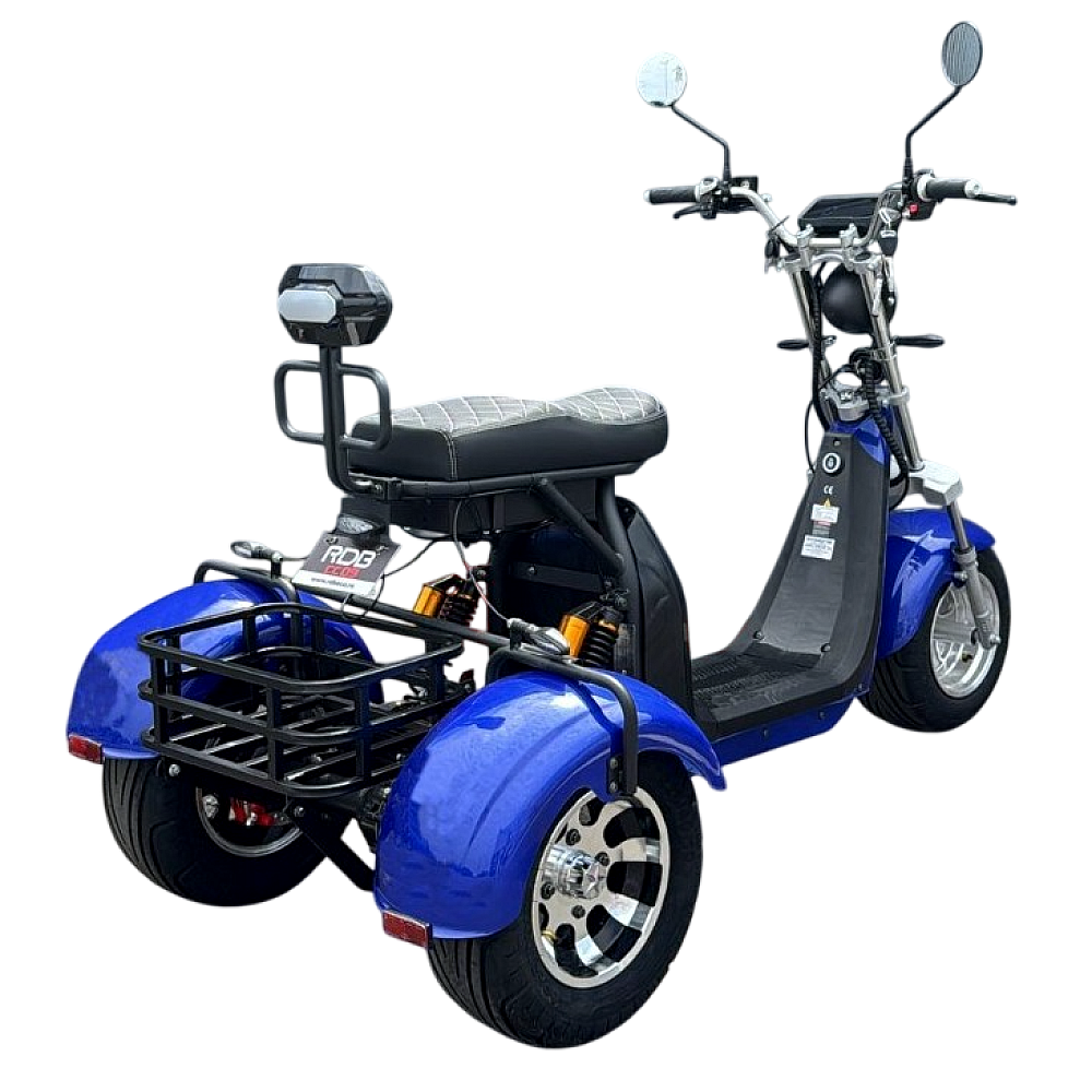 BULLBIKE Beirut Elektro-Chopper 250 Watt (Max Peak 0,6 kW) 60V 20Ah 25km/h dreirad
