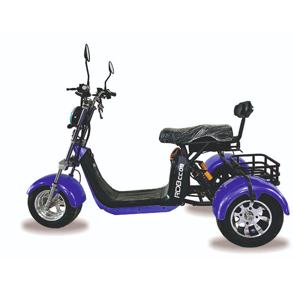 BULLBIKE Beirut Elektro-Chopper 600W 60V 20Ah 25km/h dreirad