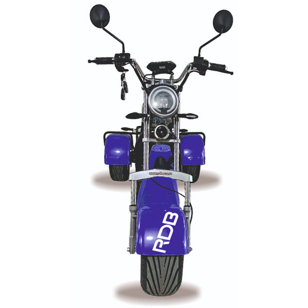BULLBIKE Beirut Elektro-Chopper 600W 60V 20Ah 25km/h dreirad