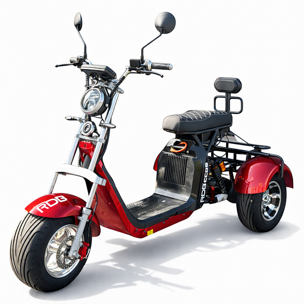 BULLBIKE Beirut Elektro-Chopper 600W 60V 20Ah 25km/h dreirad