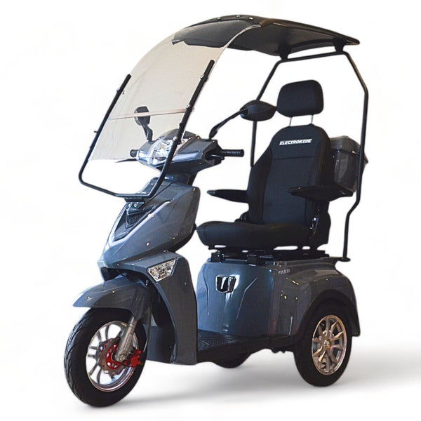 BULLBIKE Premium Braga Elektro Scooter 250 Watt (Max Peak 0,6 kW) 60V 20Ah Lithium 25Km/h/ Seniorenmobil / Dreirad