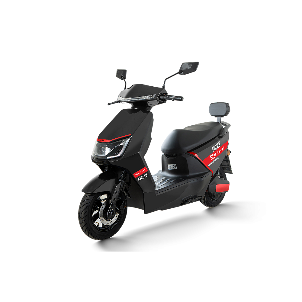 BULLBIKE Delhi Elektro Scooter 72V 20Ah 250 Watt (Max Peak 0,6 kW) 25km/h