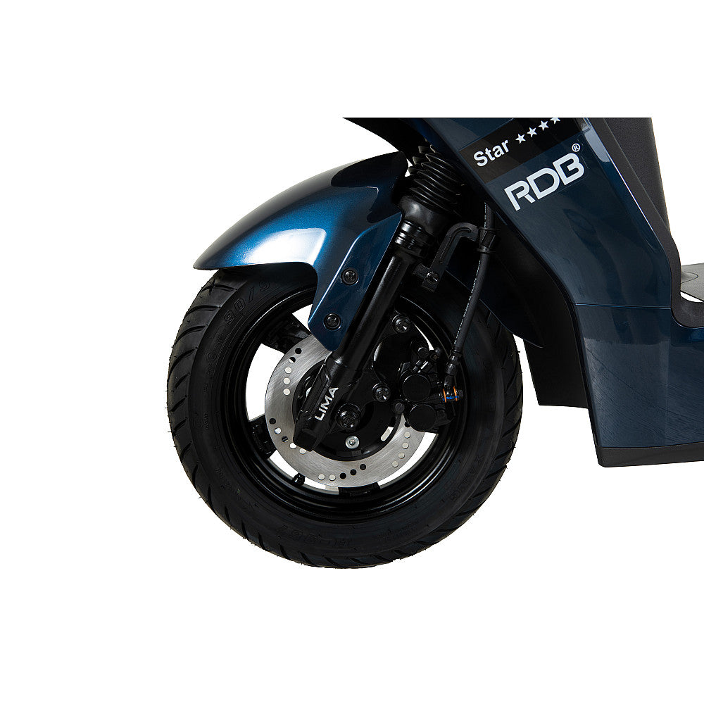 BULLBIKE Delhi Elektro Scooter 72V 20Ah 250 Watt (Max Peak 0,6 kW) 25km/h
