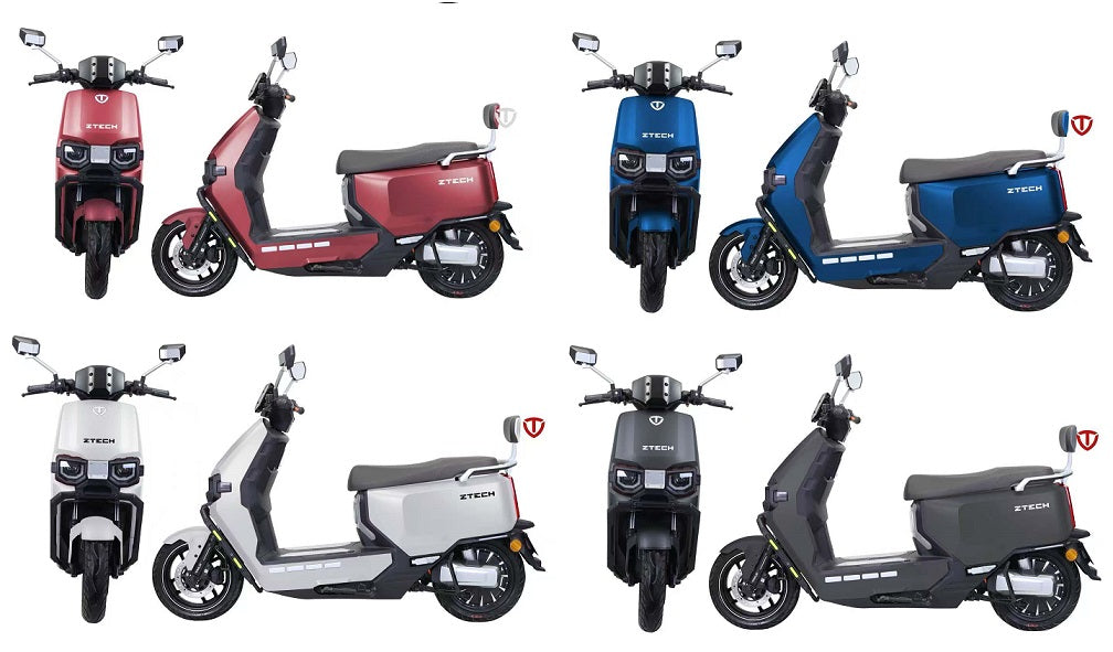 BULLBIKE Dortmund Elektro Scooter 250 Watt (Max Peak 0,6 kW) 72V23Ah Graphene 25Km/h