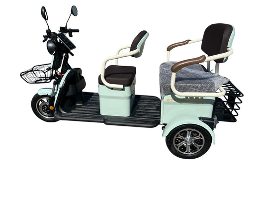 BULLBIKE Hamburg Elektro Scooter 250 Watt (Max Peak 0,6 kW) 60V/72V 20Ah 25Km/h/ Seniorenmobil / Dreirad
