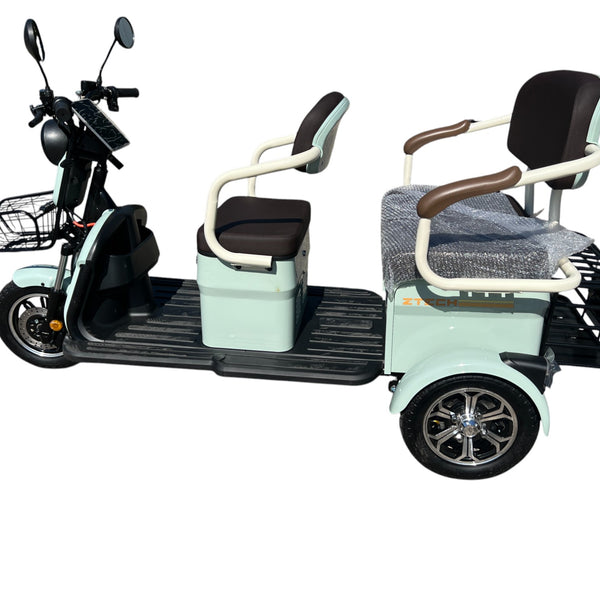 BULLBIKE Hamburg Elektro Scooter 600W 60V/72V 20Ah 25Km/h/ Seniorenmobil / Dreirad