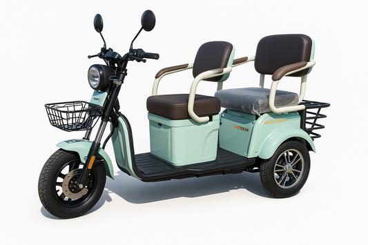 BULLBIKE Hamburg Elektro Scooter 600W 72V 20Ah 25Km/h/ Seniorenmobil / Dreirad