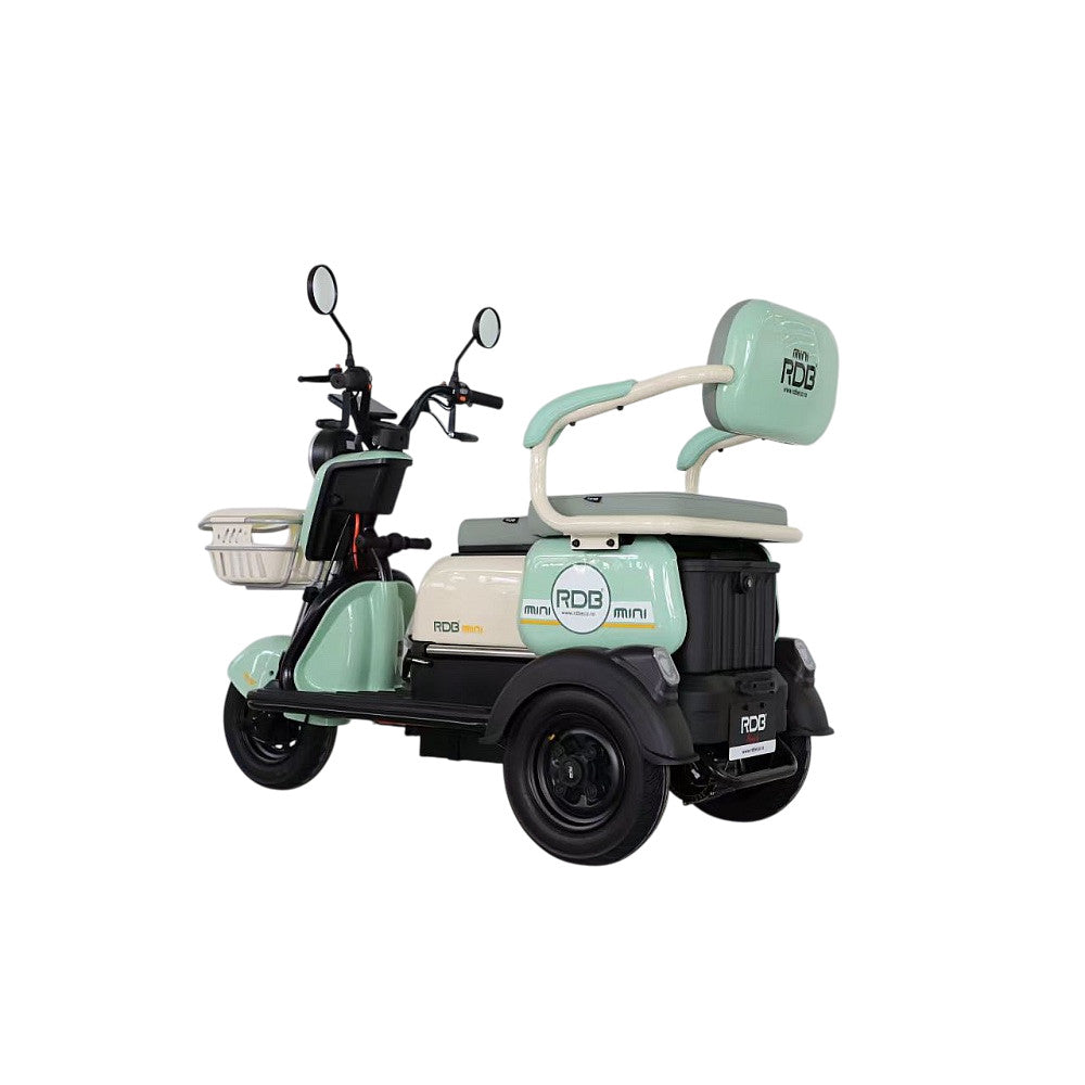 BULLBIKE Harbin Elektro Scooter 250 Watt (Max Peak 0,6 kW) 60V 20Ah 25Km/h/ Seniorenmobil / Dreirad