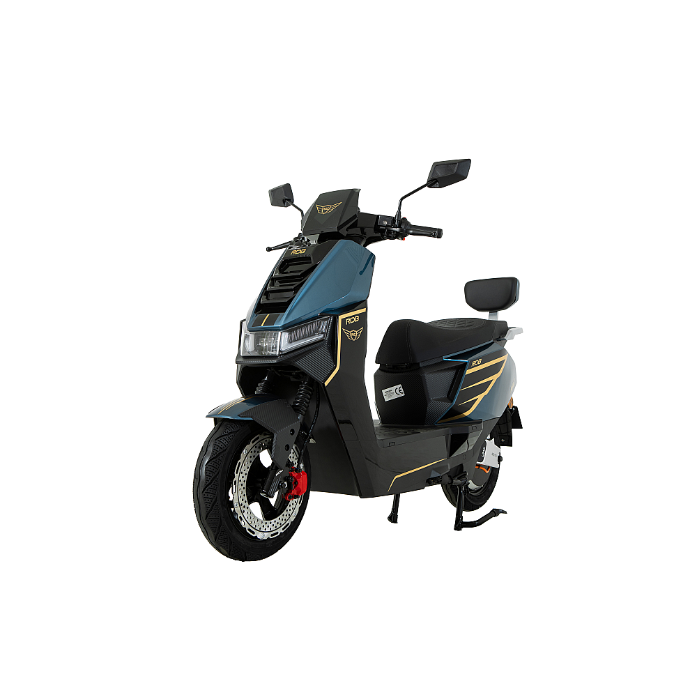 BULLBIKE Kolkata Elektro Scooter 250 Watt (Max Peak 0,6 kW) 72V 20Ah 25 km/h