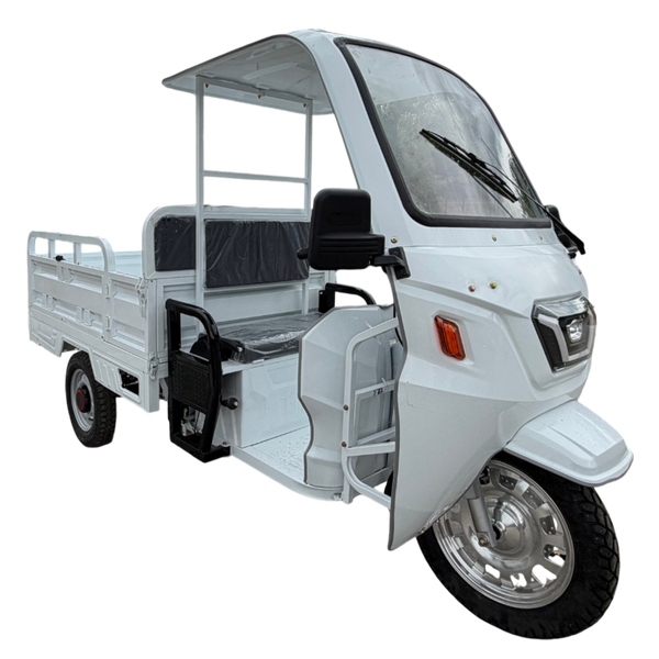BULLBIKE Madrid Cargo E-Lastendreirad Mit Dach 250 Watt (Max Peak 0,6 kW) 72V 58Ah 25km/h OUTLET%