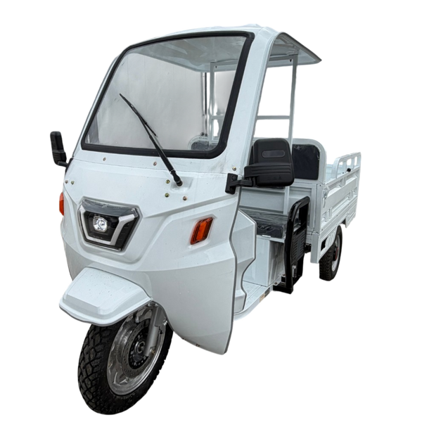 BULLBIKE Madrid Cargo E-Lastendreirad Mit Dach 250 Watt (Max Peak 0,6 kW) 72V 58Ah 25km/h OUTLET%