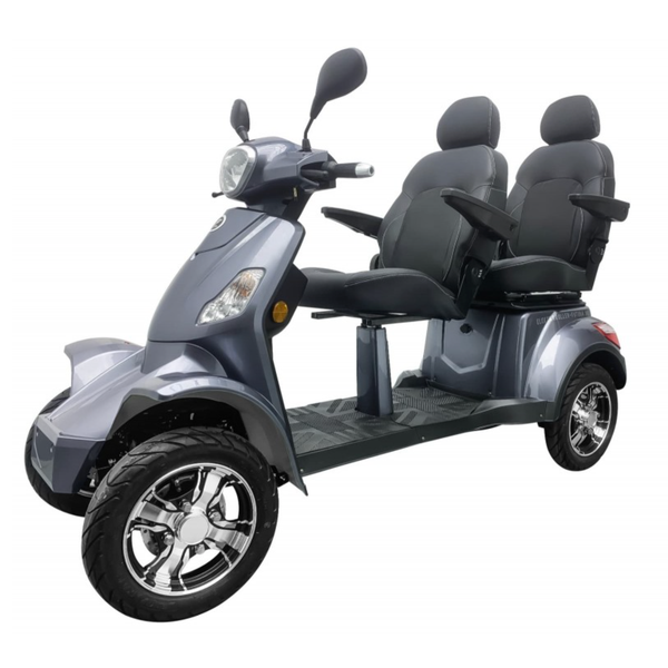 BULLBIKE Manama 2 Personen Elektro Scooter 250 Watt (Max Peak 0,6 kW) 60V 20Ah/ Seniorenmobil / Vierrad 25 km/h