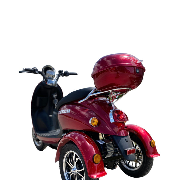 BULLBIKE Messina Dreirad Elektro Scooter 250 Watt (Max Peak 0,6 kW) 60V 20Ah 25 km/h /Seniorenmobil /