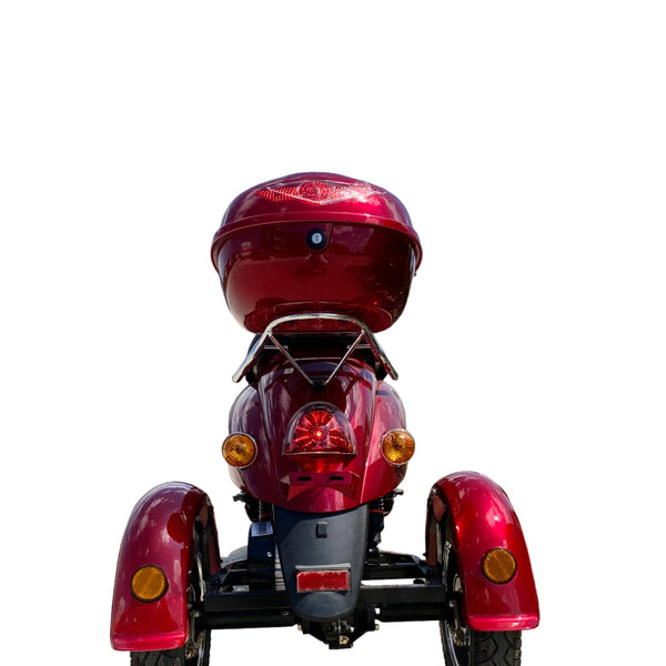 BULLBIKE Messina Dreirad Elektro Scooter 250 Watt (Max Peak 0,6 kW) 60V 20Ah 25 km/h /Seniorenmobil /
