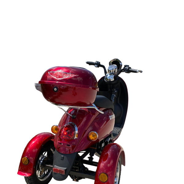 BULLBIKE Messina Dreirad Elektro Scooter 250 Watt (Max Peak 0,6 kW) 60V 20Ah 25 km/h /Seniorenmobil /