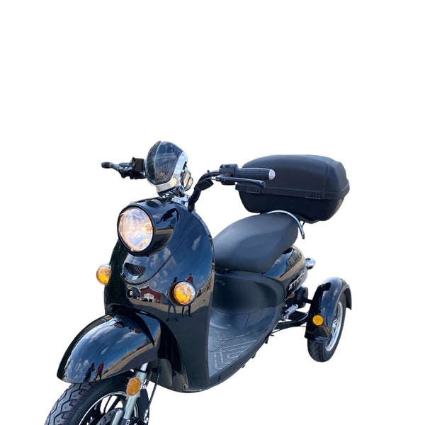 BULLBIKE Messina Dreirad Elektro Scooter 250 Watt (Max Peak 0,6 kW) 60V 20Ah 25 km/h /Seniorenmobil /