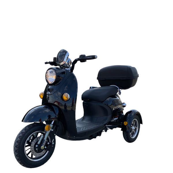 BULLBIKE Messina Dreirad Elektro Scooter 250 Watt (Max Peak 0,6 kW) 60V 20Ah 25 km/h /Seniorenmobil /