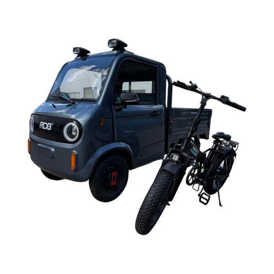 BULLBIKE Milan Cargo Lastenfahrzeug/Vierrad 600W 72V 58Ah 25km/h Grau