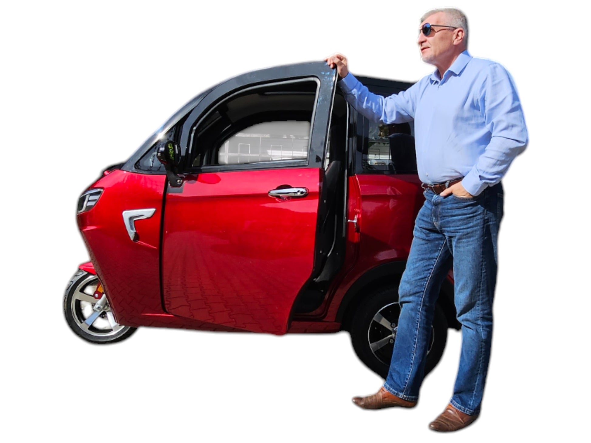 BULLBIKE Nara Elektro Kabineroller Scooter 600W 60V 58Ah 25Km/h/