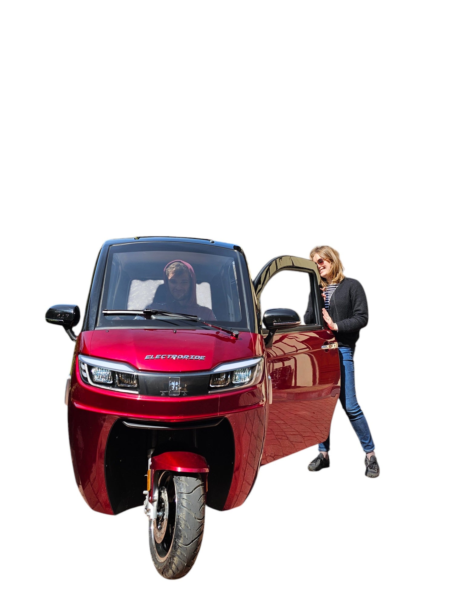 BULLBIKE Nara Elektro Kabineroller Scooter 250 Watt (Max Peak 0,6 kW) 60V 58Ah 25Km/h /2 Personen