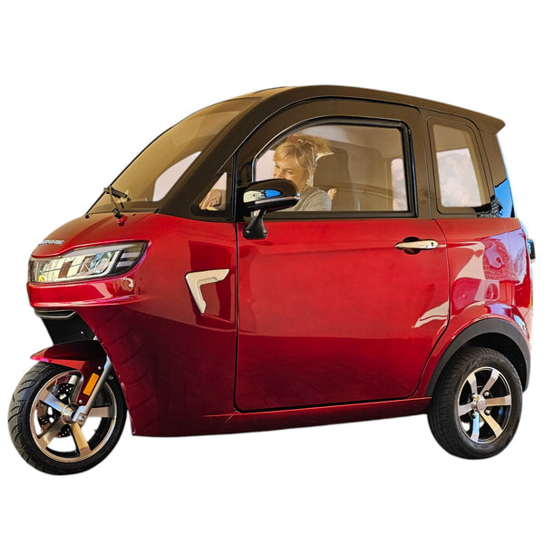 BULLBIKE Nara Elektro Kabineroller Scooter 250 Watt (Max Peak 0,6 kW) 60V 58Ah 25Km/h /2 Personen