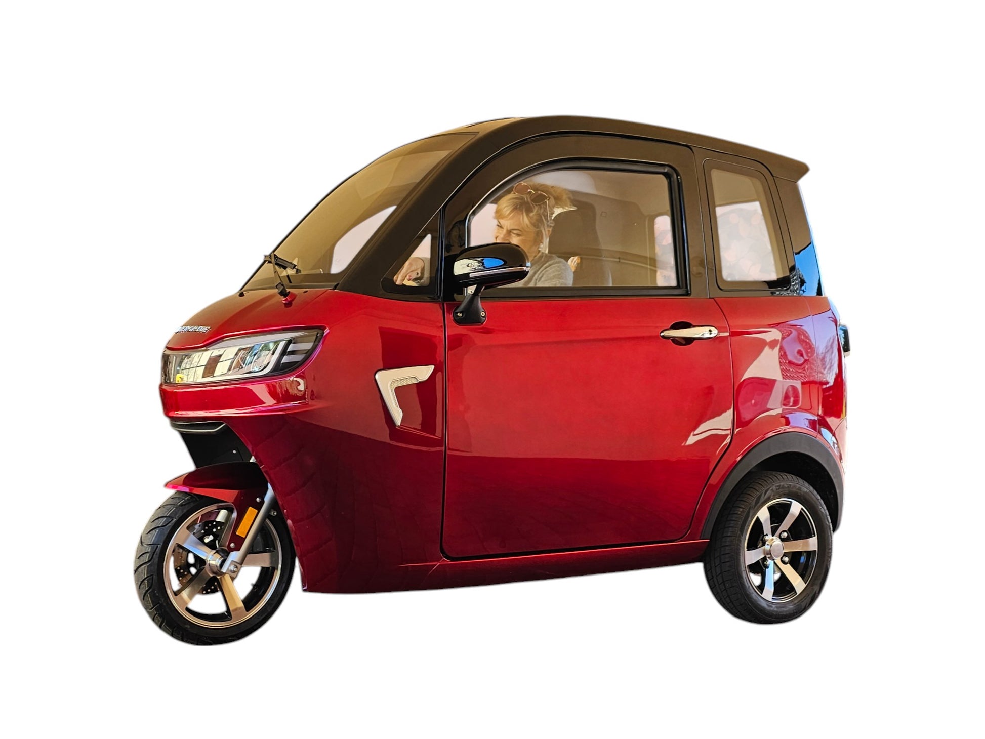 BULLBIKE Nara Elektro Kabineroller Scooter 250 Watt (Max Peak 0,6 kW) 60V 58Ah 25Km/h /2 Personen