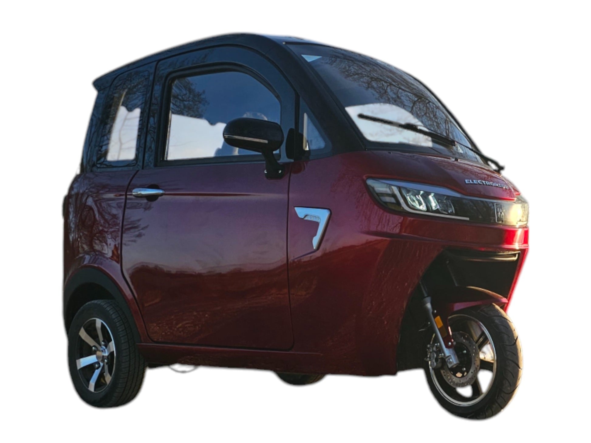 BULLBIKE Nara Elektro Kabineroller Scooter 250 Watt (Max Peak 0,6 kW) 60V 58Ah 25Km/h /2 Personen