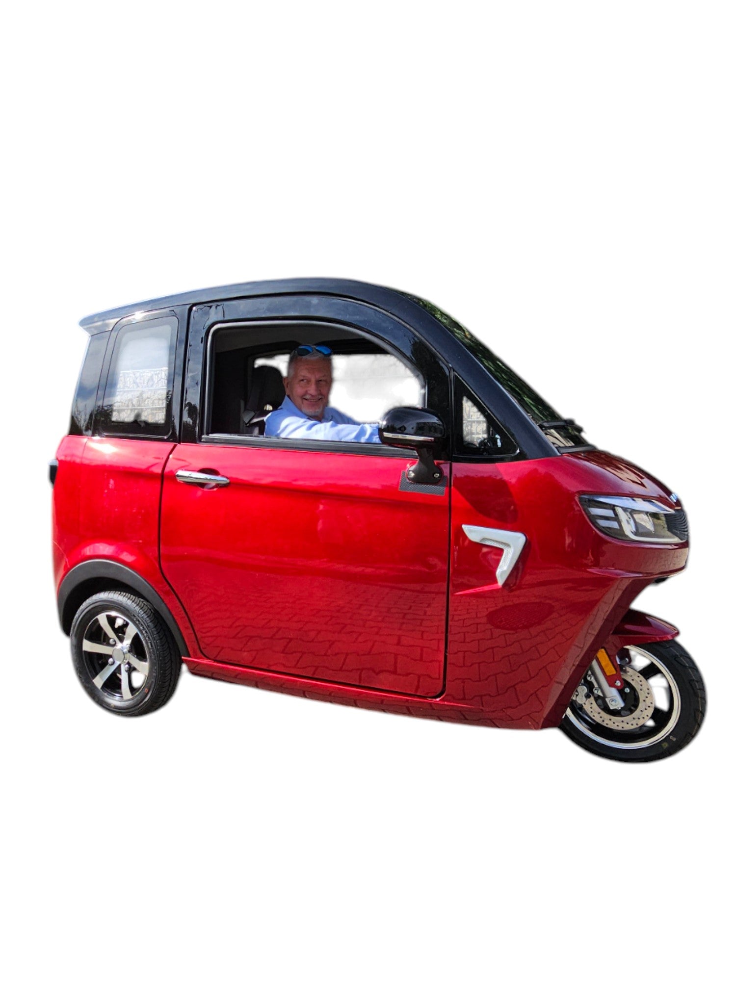 BULLBIKE Nara Elektro Kabineroller Scooter 250 Watt (Max Peak 0,6 kW) 60V 58Ah 25Km/h /2 Personen