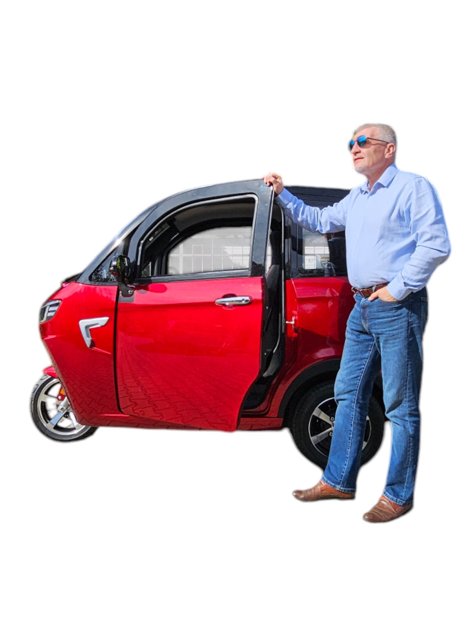 BULLBIKE Nara Elektro Kabineroller Scooter 250 Watt (Max Peak 0,6 kW) 60V 58Ah 25Km/h /2 Personen