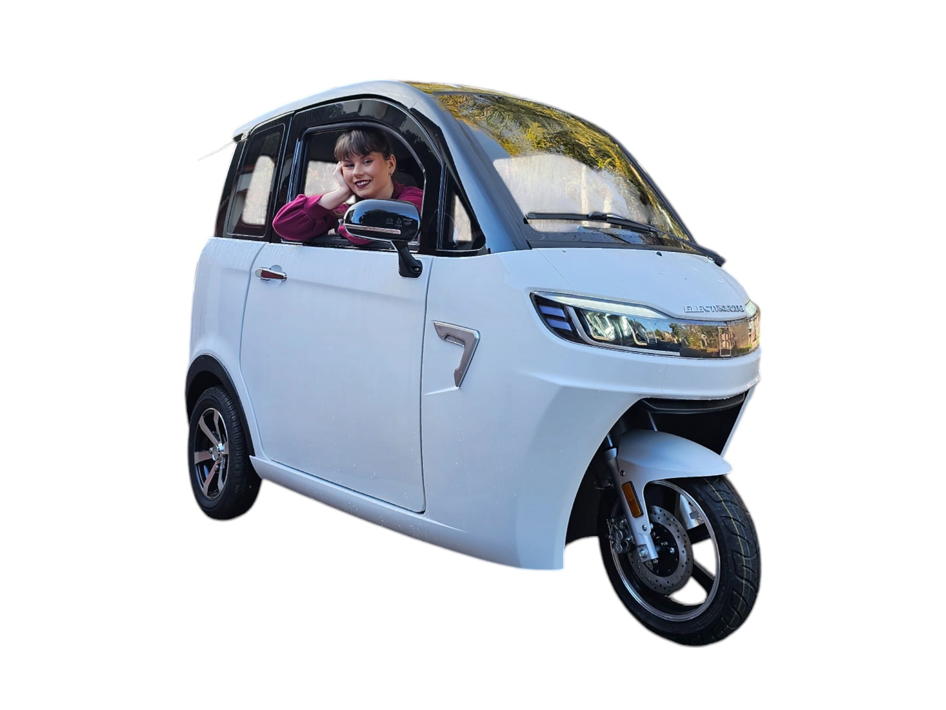 BULLBIKE Nara Elektro Kabineroller Scooter 250 Watt (Max Peak 0,6 kW) 60V 58Ah 25Km/h /2 Personen