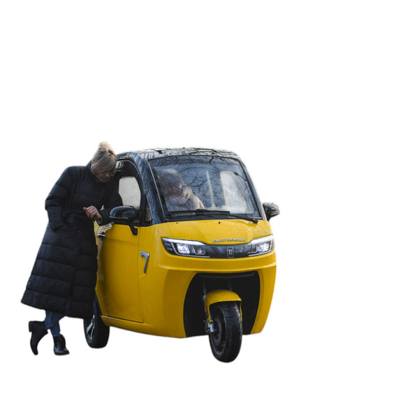 BULLBIKE Nara Elektro Kabineroller Scooter 250 Watt (Max Peak 0,6 kW) 60V 58Ah 25Km/h /2 Personen