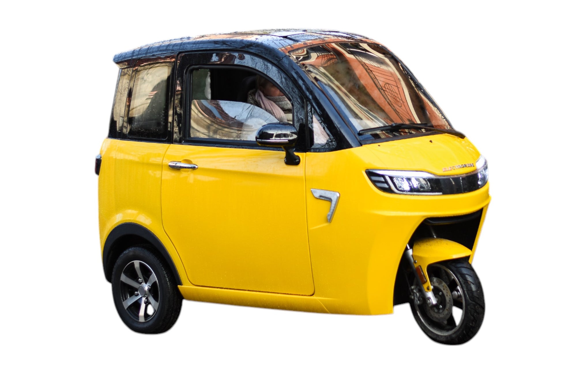 BULLBIKE Nara Elektro Kabineroller Scooter 250 Watt (Max Peak 0,6 kW) 60V 58Ah 25Km/h /2 Personen