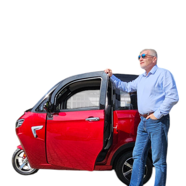 BULLBIKE Nara Elektro Kabineroller Scooter 600W 60V 58Ah 25Km/h /2 Personen