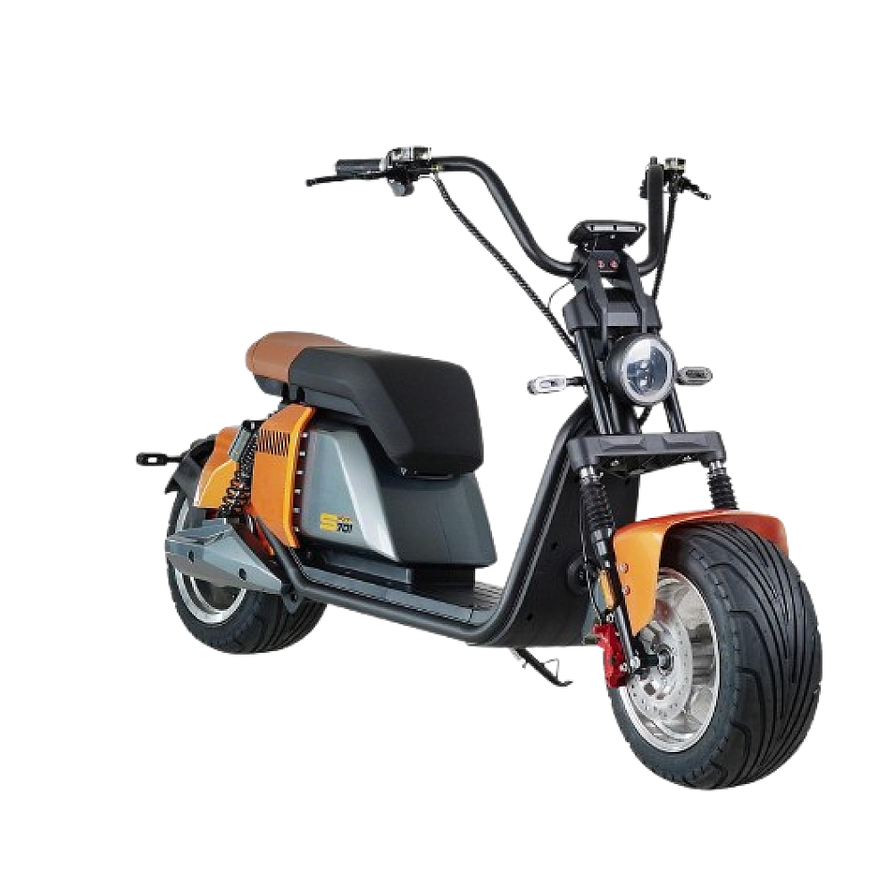 BULLBIKE Patna Elektro-Chopper 250 Watt (Max Peak 0,6 kW) 60V 30Ah Li ion 25km/h