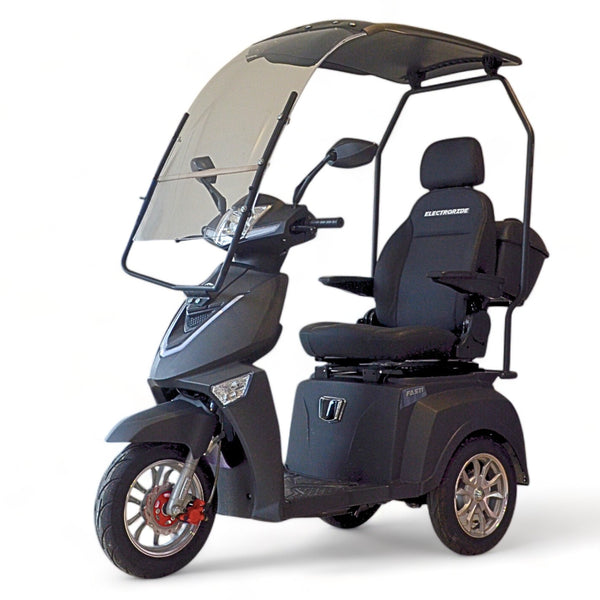 BULLBIKE Premium Braga Elektro Scooter 250 Watt (Max Peak 0,6 kW) 60V 20Ah Lithium 25Km/h/ Seniorenmobil / Dreirad
