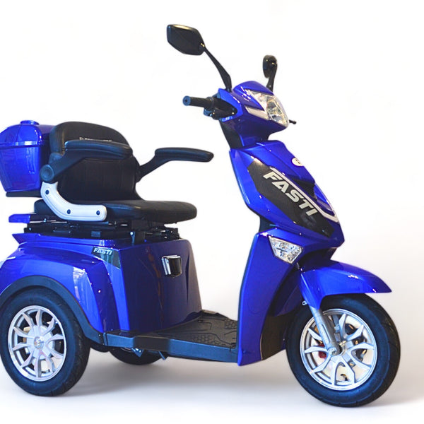 BULLBIKE Premium Malaga Elektro Scooter 250 Watt (Max Peak 0,6 kW) 60V 20Ah 25Km/h/ Seniorenmobil / Dreirad