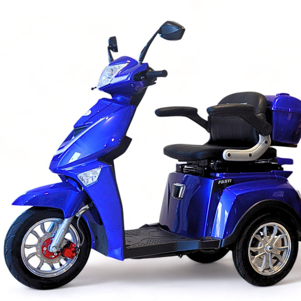 BULLBIKE Premium Malaga Elektro Scooter 250 Watt (Max Peak 0,6 kW) 60V 20Ah 25Km/h/ Seniorenmobil / Dreirad