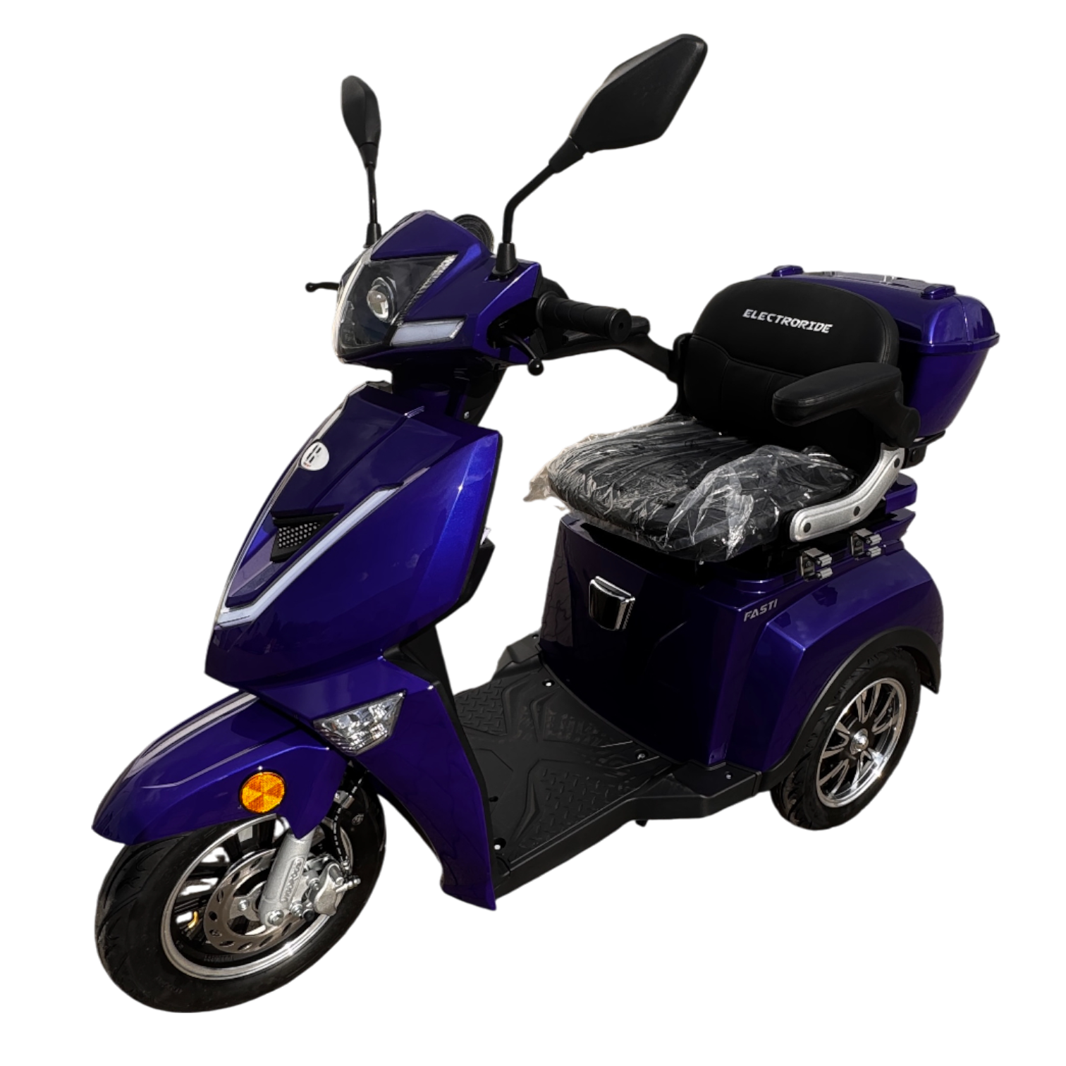 BULLBIKE Premium Malaga Elektro Scooter 250 Watt (Max Peak 0,6 kW) 60V 20Ah 25Km/h/ Seniorenmobil / Dreirad