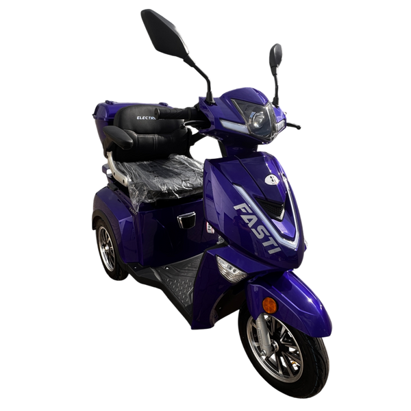 BULLBIKE Premium Malaga Elektro Scooter 250 Watt (Max Peak 0,6 kW) 60V 20Ah 25Km/h/ Seniorenmobil / Dreirad